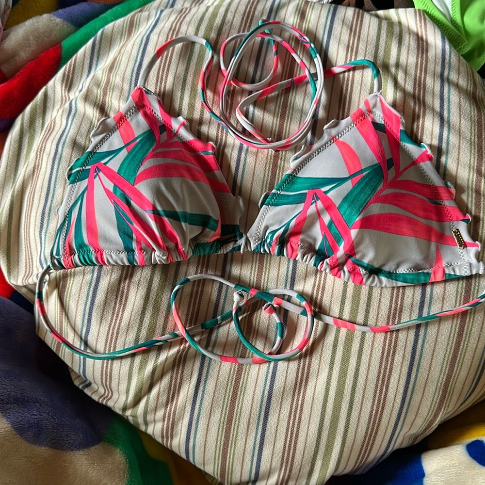 PINK Triangle Bikini Top